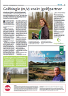 SingleGolfers.nl in Golf Weekly nr 4 interview met Jolanda van Uijtert